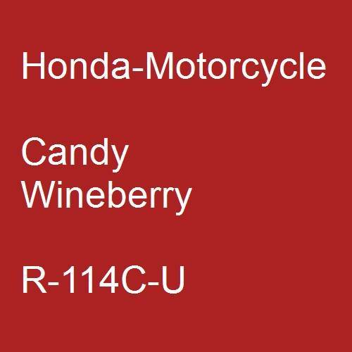 Honda-Motorcycle, Candy Wineberry, R-114C-U.